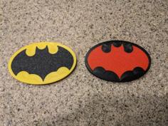 Batman Symbol With Light 3D Printer Model