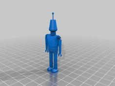 FireballXL5 Robert The Robot 3D Printer Model