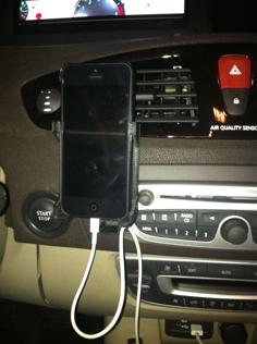 IPhone 5 And 4 Car Holder 3D Printer Model