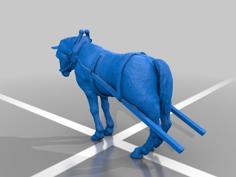 Plow Horse 3D Printer Model