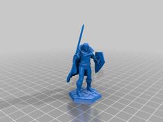 RPG Warrior 3D Printer Model