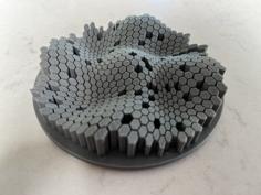 Deformed Hexagon Wall Art 3D Printer Model