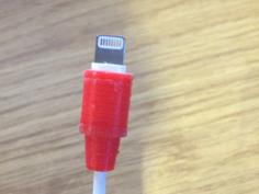 Iphone Cable Support / Strengthener 3D Printer Model