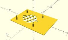 Customizable Mount Plate Generator 3D Printer Model