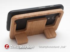 Laser Cut Travel Bedside Phoneholder // Hardwood Cnc/laser