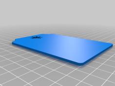 MTG Card Divider W Mana Symbols 3D Printer Model