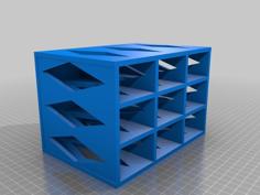 Nine Drawer Storage Cabinet (plastic Saver) Remix 3D Printer Model