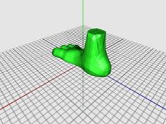 Foot 3D Printer Model