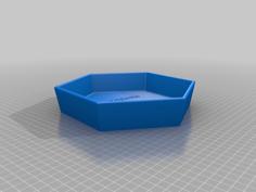 Dice Tray D&D Ø 222 Mm 3D Printer Model