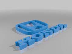 Honda Logo 3D Printer Model