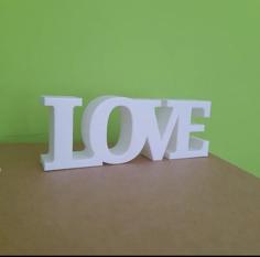 LoveSign 3D Printer Model