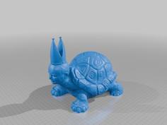 Meshmix Of A Turtle, Pope Head And Miriel Pastor Of Vows Hat 3D Printer Model