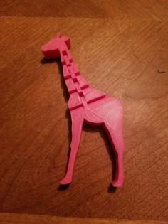 Flexi-Head Giraffe 3D Printer Model