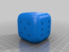 Large Dice (Die) 3D Printer Model