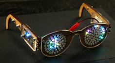 Midnight Sunglasses For The New Year – Lasercut An LEDs By Folker