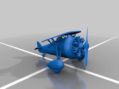 Kids Toy Airplane 3D Printer Model