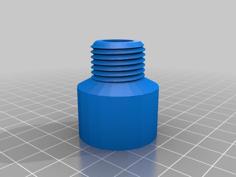 1/2 Male To 1 1/4″ (32 Mm) Hose Adapter 3D Printer Model