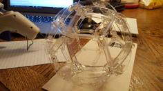 Laser Cut Icosahedron Globe