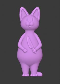 Knife Cat 3D Printer Model