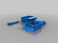 1800s Style Farm House 3D Printer Model