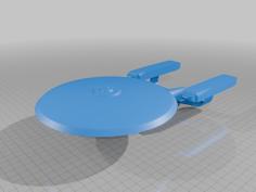 Ambassador Class-Star Trek 3D Printer Model