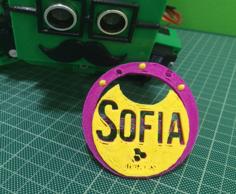 Name Tag Sofia 3D Printer Model