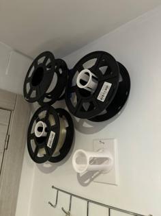 Filament Spool Wall Mount 3D Printer Model