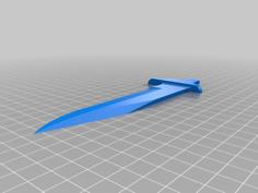 Replica Display Stand For Wotan 3K Knife: Tribute To The BOPE’s Legendary Blade 3D Printer Model