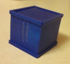 Paperclip Box With Slide Lid 3D Printer Model