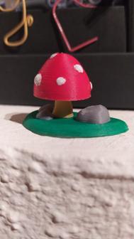 Small Mushroom 3D Printer Model