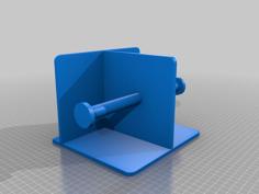 Double Toilet Paper Holder 3D Printer Model