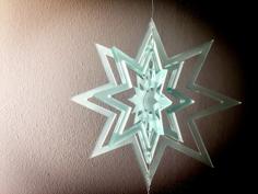 Laser Cut Christmas Star