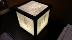 Lithophane Lamp Frame — Optimized For Minimal Frame Thickness 3D Printer Model