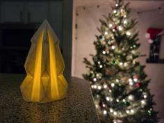 Christmas Tree Tea Light Candle (electric) 3D Printer Model