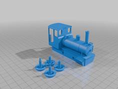 Efteling Aagje Narrow Gauge 3D Printer Model