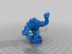 Fire Elemental 3D Printer Model