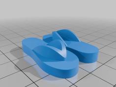 Flip Flop Magnets (8×3 Mm Magnets) 3D Printer Model