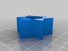 Star Paper Clip Holder 3D Printer Model