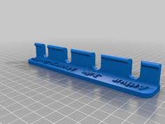 Parametric Toothbrush Holder With Names 3D Printer Model