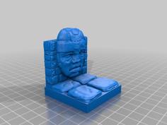 Olmec OpenForge 2×2 Dungeon Wall 3D Printer Model