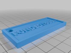 Rectangle Keychain 3D Printer Model