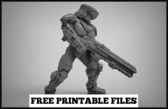 Sci_fi Gunner 3D Printer Model