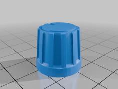 Potentiometer Knob Rotated 3D Printer Model