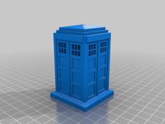 TARDIS (with LED) 3D Printer Model