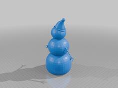 Snowman 3D Printer Model