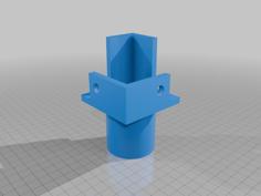 Train Whistle Chuck Jig 3D Printer Model