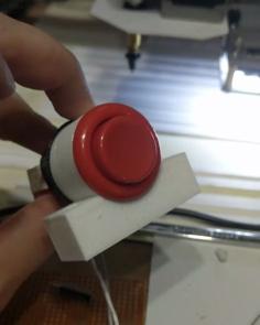 28mm Arcade Button Table Mount 3D Printer Model