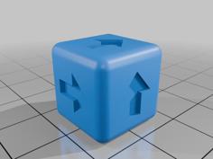 Direction Dice 3D Printer Model