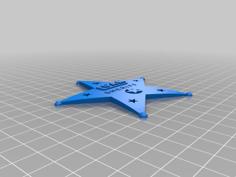 Sheriff Badge 3D Printer Model