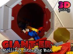 Giant-er Rolling Storage Box 3D Printer Model